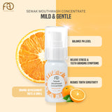 Arak Sewak 2-In-1 Toothpaste and Mouthwash Concentrate Orange - Mild & Gentle